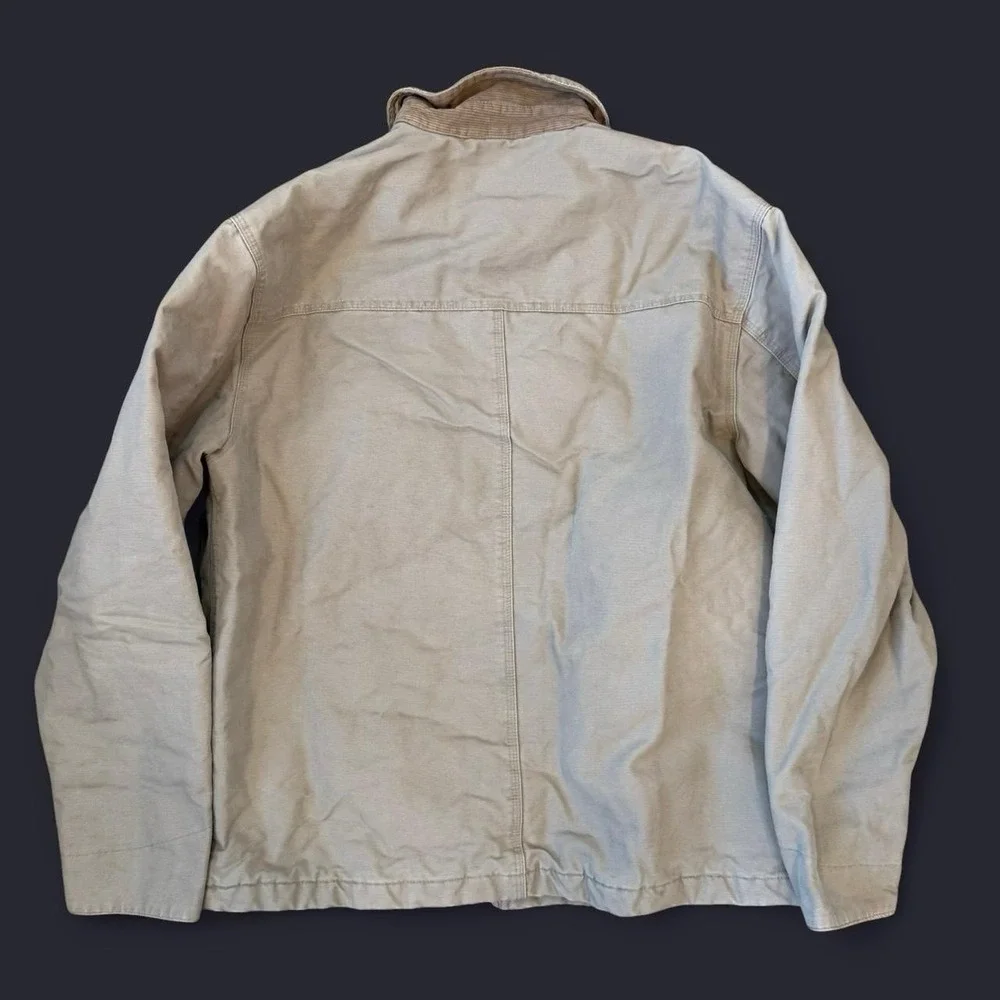 Vintage Anchor Blue Detroit Jacket Camo Quilted Lining Men's Medium Workwear Y2K